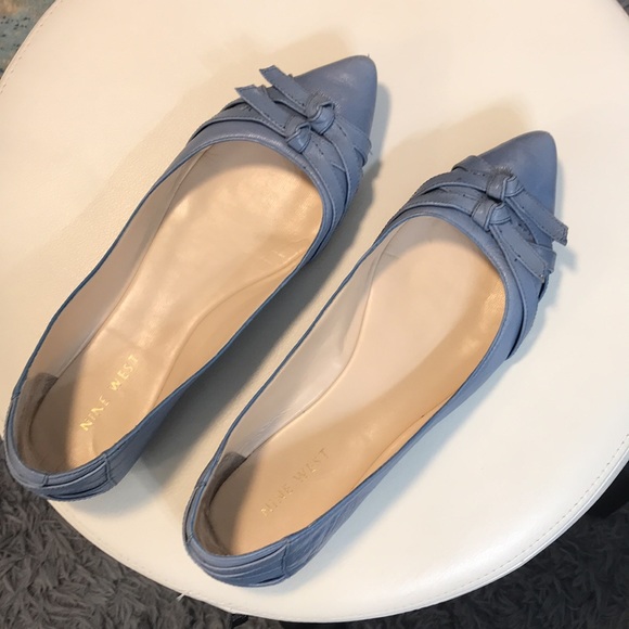 Nine West Baby Blue Flats - Picture 7 of 8